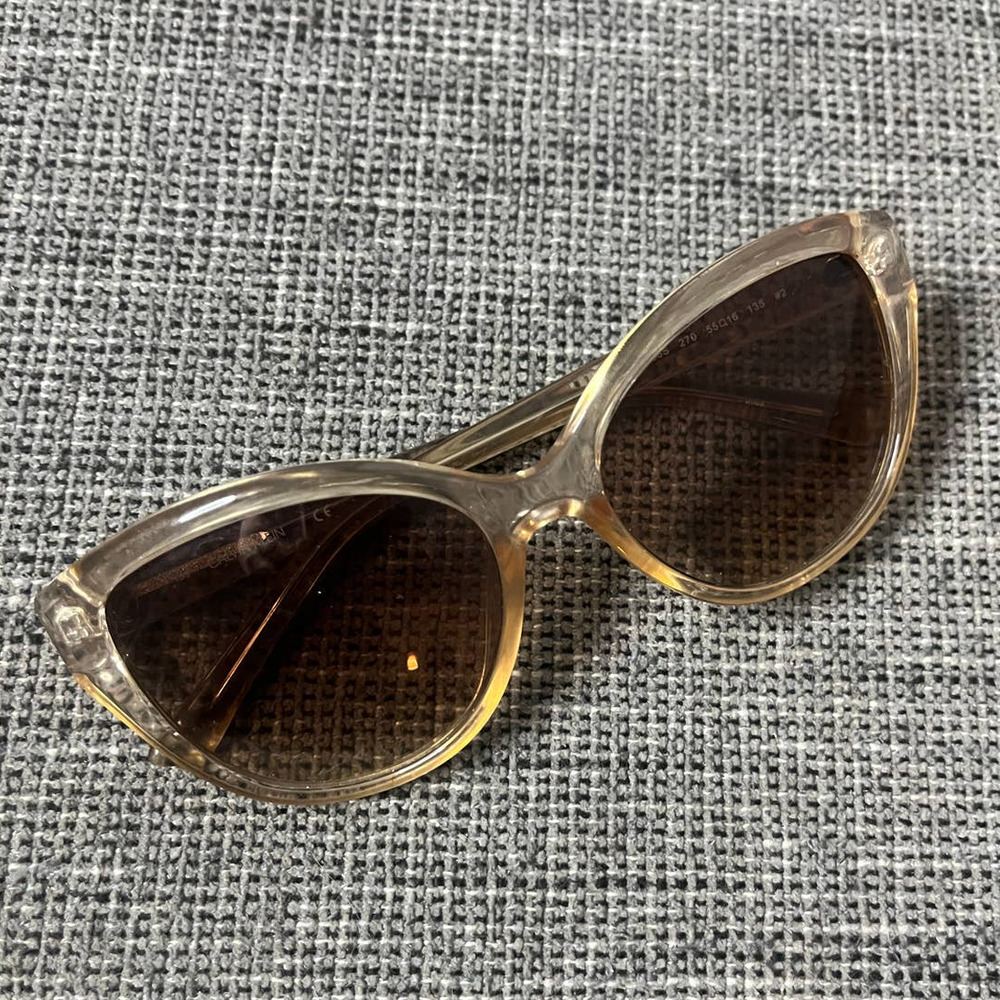 Calvin Klein Brown Light Brown Sunglasses